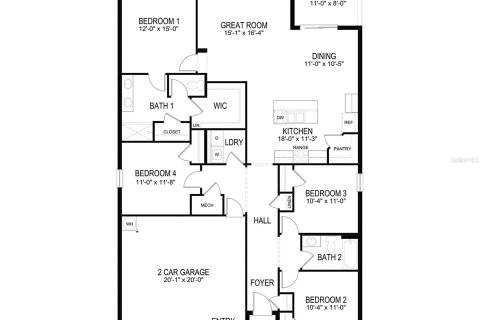 House in Palmetto, Florida 4 bedrooms, 169.83 sq.m. № 1886001 - photo 20
