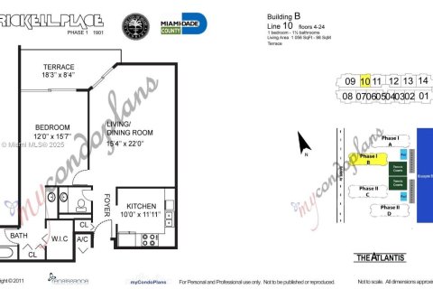 Condo in Miami, Florida, 1 bedroom  № 1868140 - photo 16
