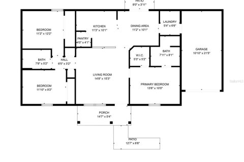 House in Ocala, Florida 3 bedrooms, 108.97 sq.m. № 1813628 - photo 29