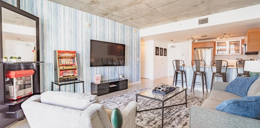 Кондоминиум с 1 спальней в Майами, Флорида № 2034502