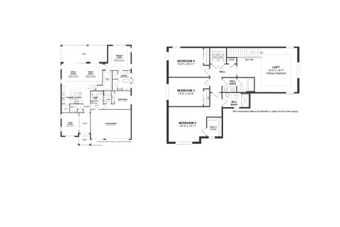House floor plan «House», 5 bedrooms in La Terre at Avenir