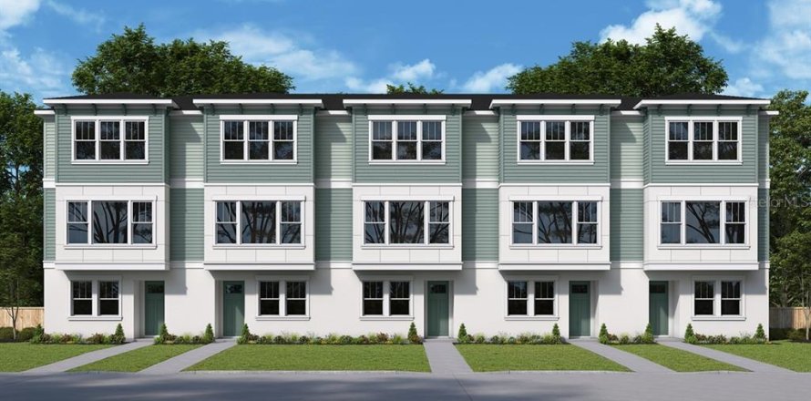 Townhouse in Saint Petersburg, Florida 3 bedrooms, 181.35 sq.m. № 2151225