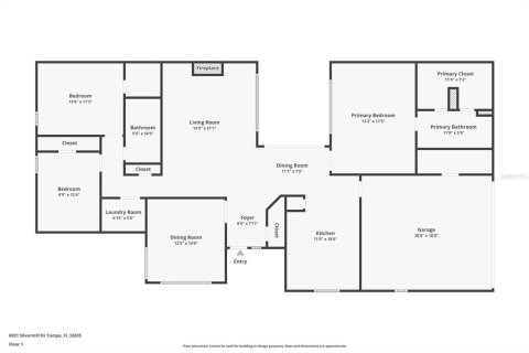 House in Tampa, Florida 3 bedrooms, 166.02 sq.m. № 1854668 - photo 26
