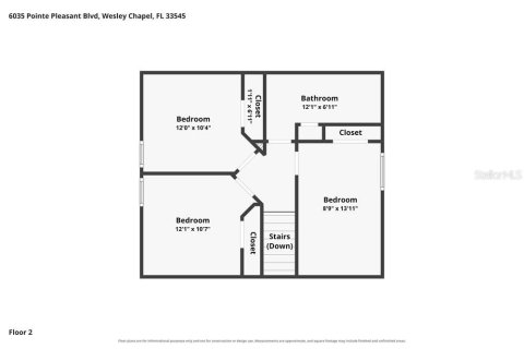 Villa ou maison à louer à Wesley Chapel, Floride: 4 chambres, 131.46 m2 № 2413580 - photo 3