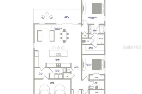 Casa en venta en Mascotte, Florida, 3 dormitorios, 164.07 m2 № 1900387 - foto 22