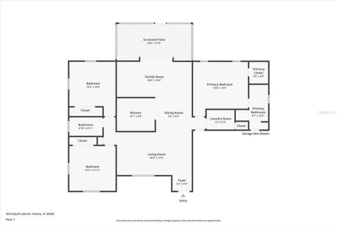 House in Venice, Florida 3 bedrooms, 147.53 sq.m. № 1792712 - photo 7