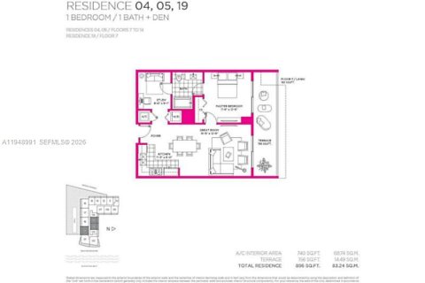 Condo in Miami, Florida, 1 bedroom  № 2004729 - photo 30