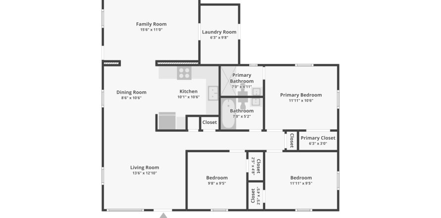 Casa en Pinellas Park, Florida 3 dormitorios, 111.85 m2 № 1816563