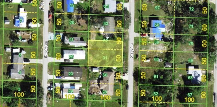 Terreno en Punta Gorda, Florida № 2210786
