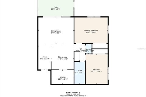 Condominio en alquiler en Gulfport, Florida, 2 dormitorios, 99.31 m2 № 1841916 - foto 3