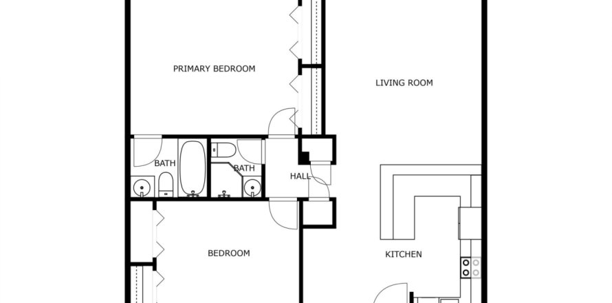 Condo in Palm Beach, Florida, 2 bedrooms  № 909908