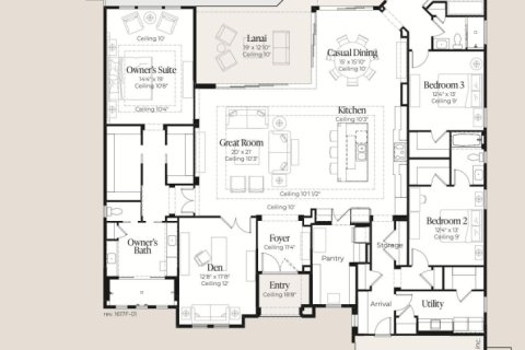 House in Panama City Beach, Florida 3 bedrooms, 306.58 sq.m. № 560135 - photo 1