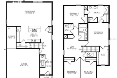 Villa ou maison à vendre à Land O' Lakes, Floride: 4 chambres, 214.14 m2 № 2283393 - photo 11