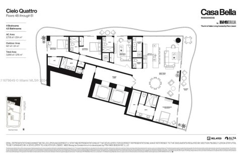 Copropriété à vendre à Miami, Floride: 4 chambres, 254.09 m2 № 1935409 - photo 5