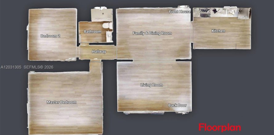 House in Hialeah, Florida 2 bedrooms, 92.9 sq.m. № 2083106