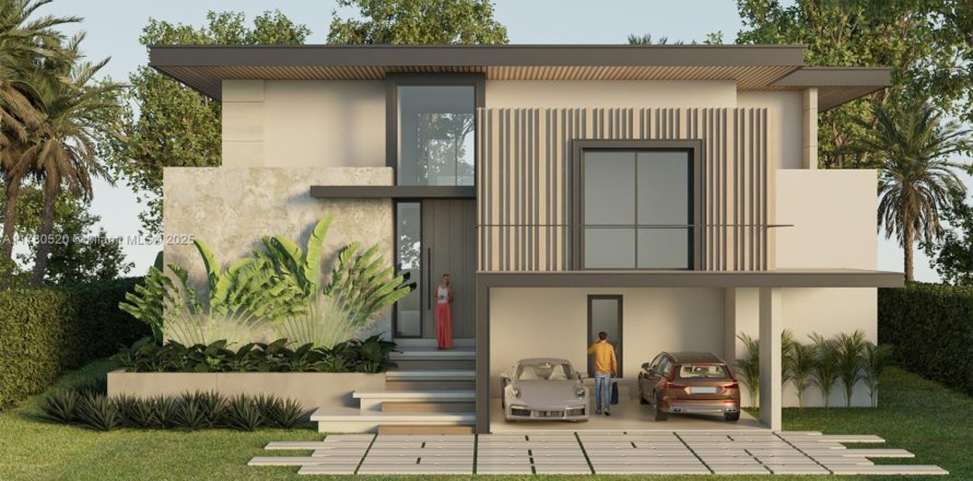 House in Key Biscayne, Florida 6 bedrooms, 329.8 sq.m. № 1864028