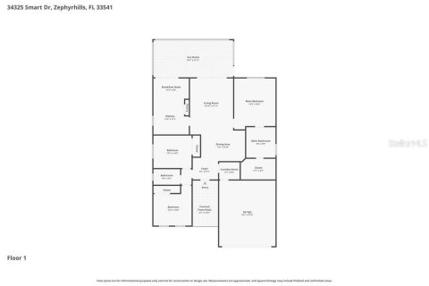 Villa ou maison à louer à Zephyrhills, Floride: 3 chambres, 139.82 m2 № 2100557 - photo 2