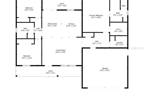 House in Inverness, Florida 3 bedrooms, 150.22 sq.m. № 1723985 - photo 3
