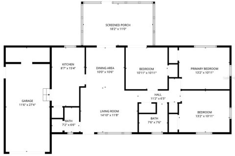 Купить виллу или дом в Орландо, Флорида 5 комнат, 127.09м2, № 2238451 - фото 12