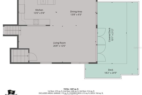 House in Hernando Beach, Florida 3 bedrooms, 144.93 sq.m. № 2198170 - photo 19