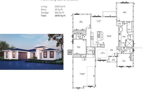 House in Palm Bay, Florida 4 bedrooms, 209.03 sq.m. № 1736850 - photo 2