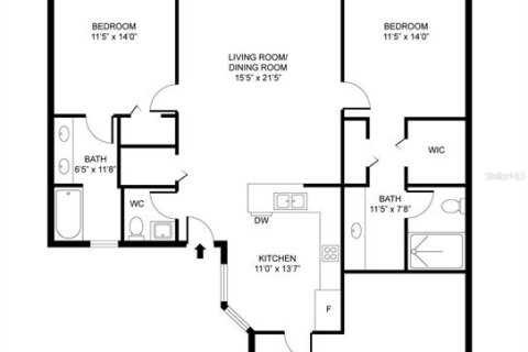 House in Kissimmee, Florida 2 bedrooms, 119.66 sq.m. № 2223737 - photo 16