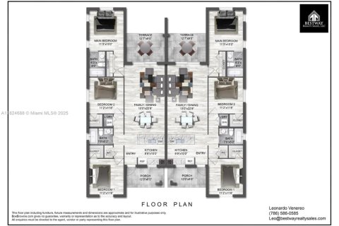 Townhouse in Miami, Florida 3 bedrooms № 1790518 - photo 4
