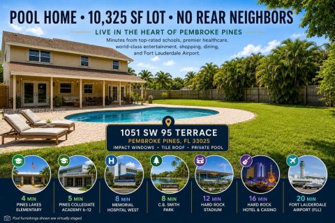 House in Pembroke Pines, Florida 4 bedrooms, 196.4 sq.m. № 2083104 - photo 10