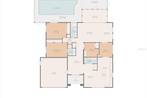 Villa ou maison à louer à Belleair Beach, Floride: 3 chambres, 211.07 m2 № 2403061 - photo 6