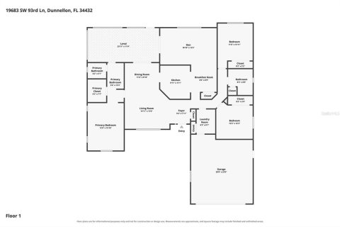 Villa ou maison à vendre à Dunnellon, Floride: 3 chambres, 169.08 m2 № 2235378 - photo 9