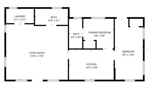 Villa ou maison à vendre à Zephyrhills, Floride: 2 chambres, 95.22 m2 № 2229113 - photo 10