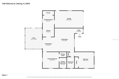 Villa ou maison à vendre à Sebring, Floride: 2 chambres, 98.29 m2 № 2403236 - photo 27