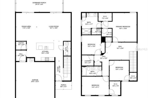 Villa ou maison à louer à Sanford, Floride: 4 chambres, 200.76 m2 № 2100569 - photo 17