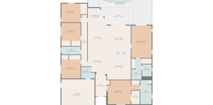 Casa en Palm Harbor, Florida 5 dormitorios, 268.77 m2 № 1547132