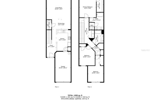 Adosado en alquiler en Orlando, Florida, 3 dormitorios, 154.78 m2 № 1815854 - foto 20