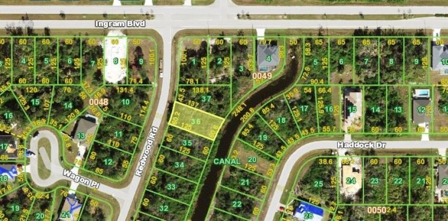 Terreno en Rotonda, Florida № 2162584