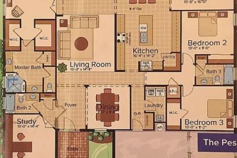 House in Kissimmee, Florida 3 bedrooms, 255.48 sq.m. № 2152278 - photo 6