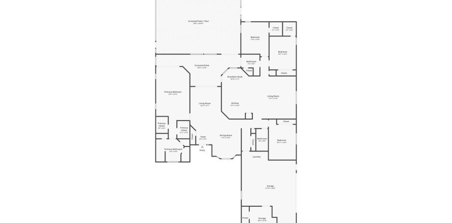 House in Dunnellon, Florida 4 bedrooms, 237.55 sq.m. № 1815797