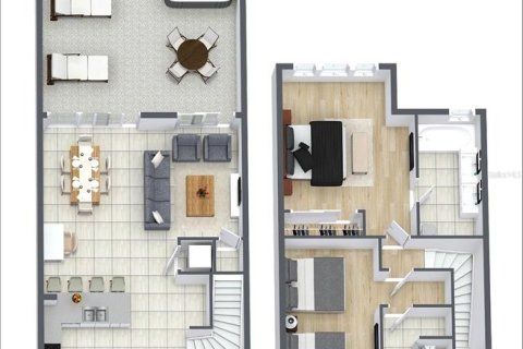 Купить таунхаус в Киссимми, Флорида 4 комнаты, 125.42м2, № 1561890 - фото 23