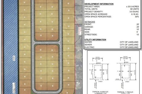 Terreno en venta en Lakeland, Florida № 2102193 - foto 3