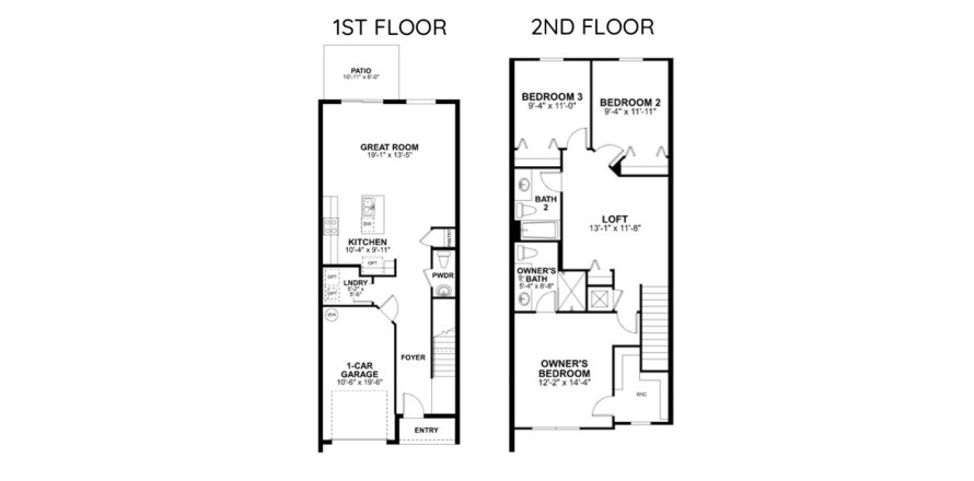 Townhouse in TOWNS AT LAKE MONROE COMMONS in Sanford, Florida 3 bedrooms, 145 sq.m. № 103115