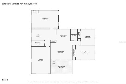 Casa en venta en Port Richey, Florida, 3 dormitorios, 131.55 m2 № 2383985 - foto 2