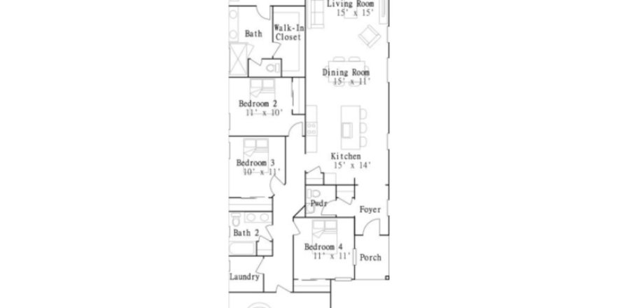 Дом в SilverLeaf - SilverFalls 40s at SilverLeaf во Флориде 4 комнаты, 174м2 № 422650
