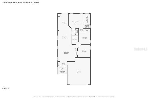 Villa ou maison à louer à Valrico, Floride: 3 chambres, 118.17 m2 № 2100588 - photo 2