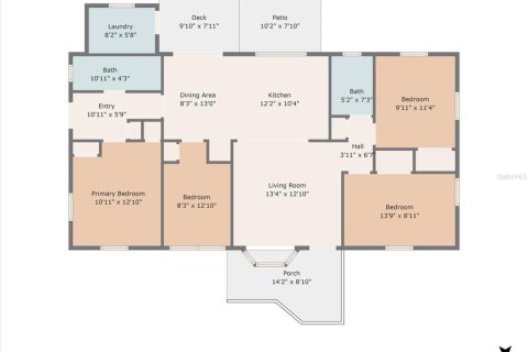 Купить виллу или дом в Сарасота, Флорида 11 комнат, 120.77м2, № 1918249 - фото 2