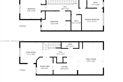 Condominio en venta en Cutler Bay, Florida, 3 dormitorios, 123.1 m2 № 2000441 - foto 29