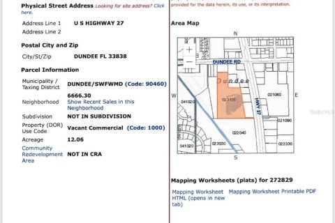 Land in Dundee, Florida № 1673314 - photo 1