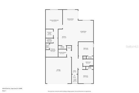 Casa en alquiler en Cape Coral, Florida, 3 dormitorios, 156.45 m2 № 1893755 - foto 2