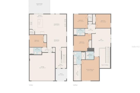 Villa ou maison à vendre à Wesley Chapel, Floride: 5 chambres, 229.56 m2 № 2237379 - photo 24