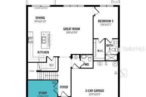 House in Parrish, Florida 5 bedrooms, 277.13 sq.m. № 2201003 - photo 2